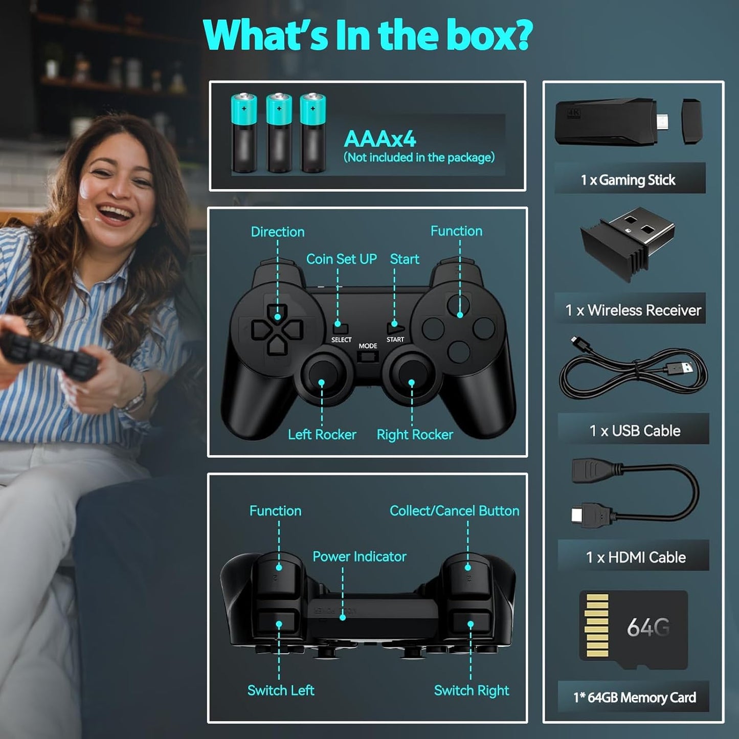 GAME STICK 64GB