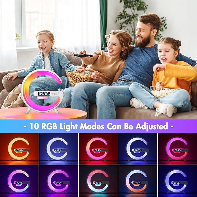 LAMPARA ATMOSFERICA TIPO G LUZ GALAXIA/ CON CARGADOR Y BOCINA